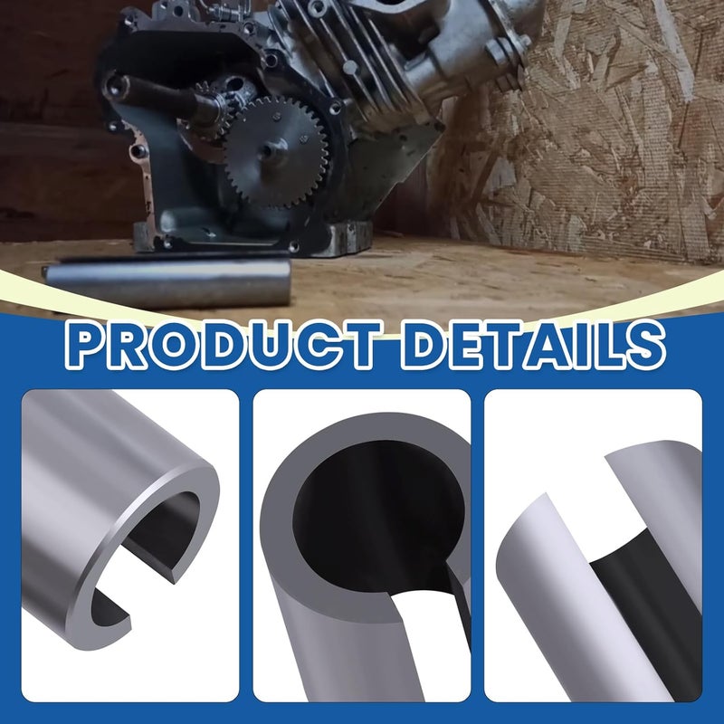 Ciuouient 1 to1-7/16 inch 1/4" Key Gas Engine Pulley Crank Shaft Sleeve Adapter, Shaft Adapter Fits for to Bring a 1in Straight Shaft to a 1-7/16in (Comes with The Key That is 1/4 to 3/8. 2" Long) - Image 4